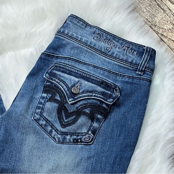 Indigo Rein Women's Blue Jeans - Picture 4 of 10